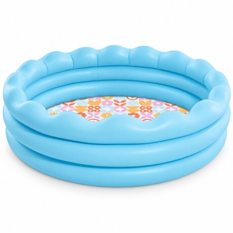 INTEX PISCINA INFLABLE INFANTIL REDONDA WAVY EDGE 168 X 46 CM 575 LT Intex Piscina Inflable Infantil Redonda Wavy Edge 168 X 46 Cm 575 Lt