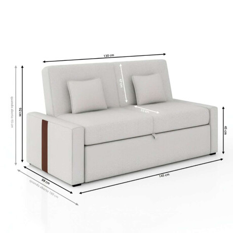 Sofa Cama Charlotte Beige