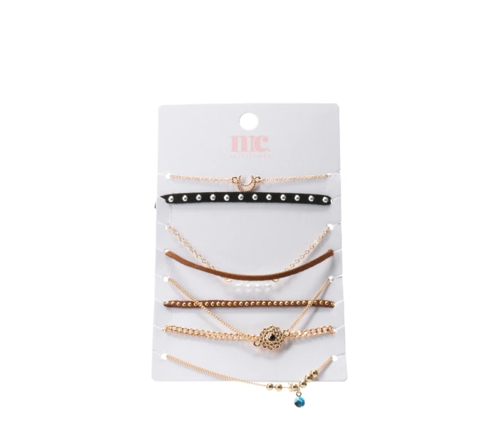 Collar set de chokers Multicolor