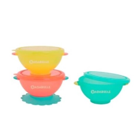 Set x3 Bowls con tapa 330ml Set x3 Bowls con tapa 330ml