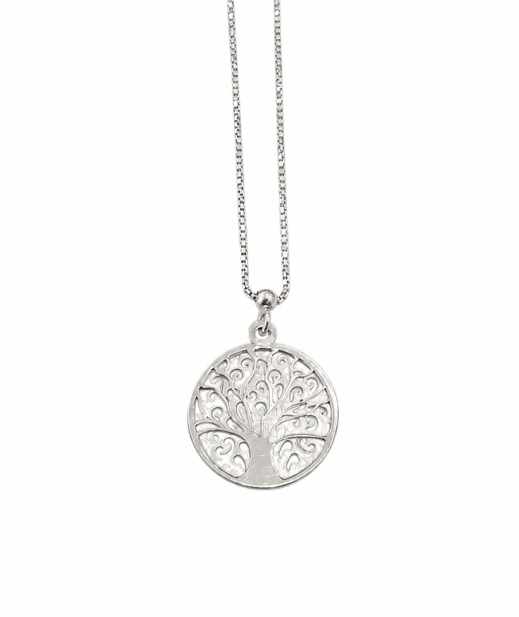 Cadena y medalla arbol 