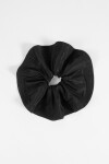 Gomita tela scrunchie oversize negro