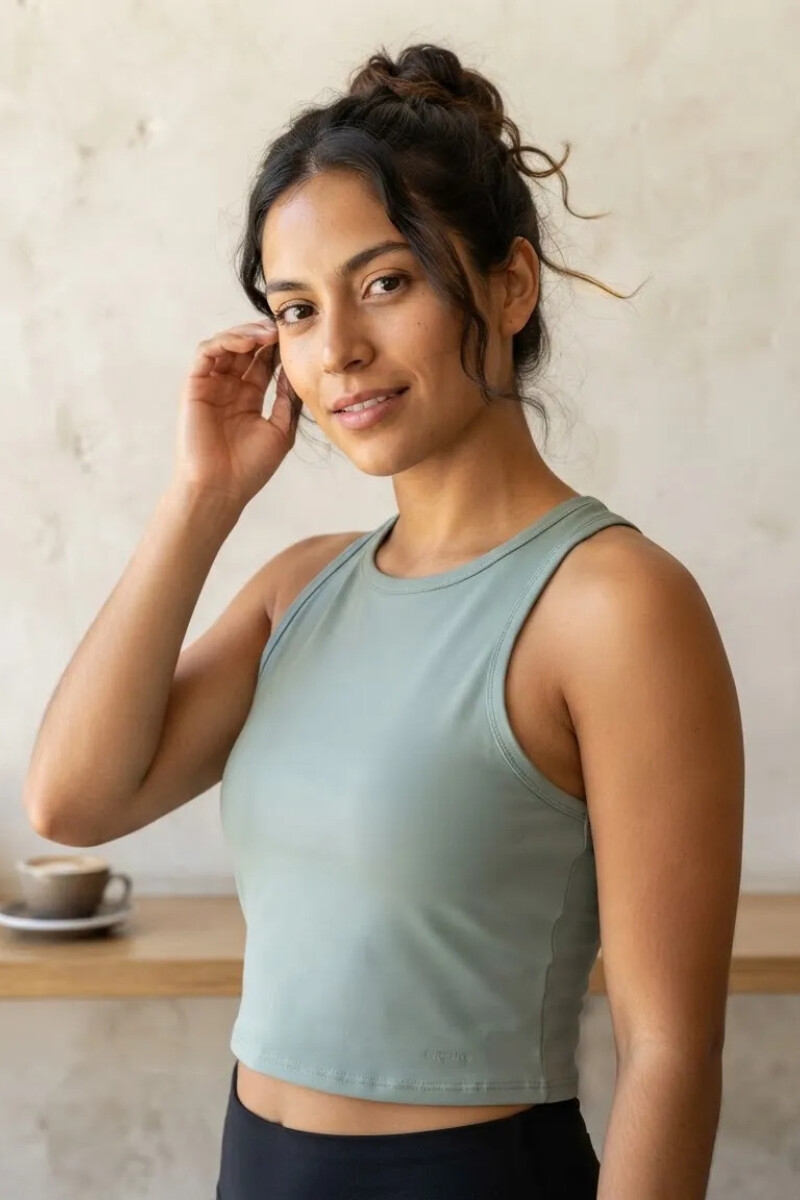 Musculosa Deportiva Oreiro Verde
