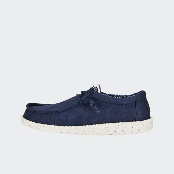 Calzado Hey Dude Wally Canvas Navy