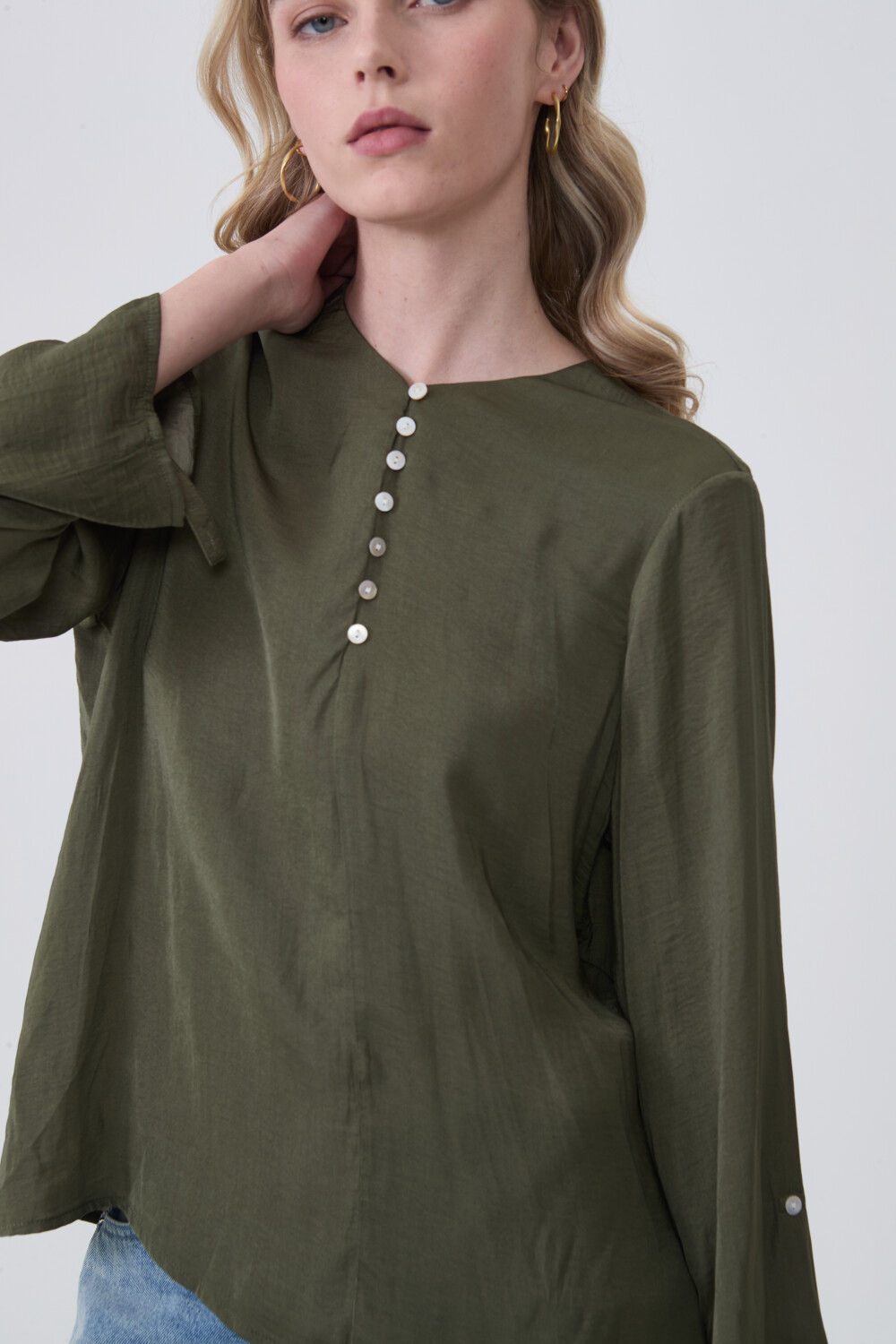 Blusa Zoyan Verde Oliva