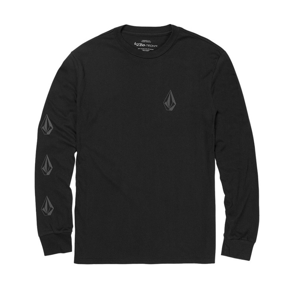 Remera Volcom Stone Tech - Negro 