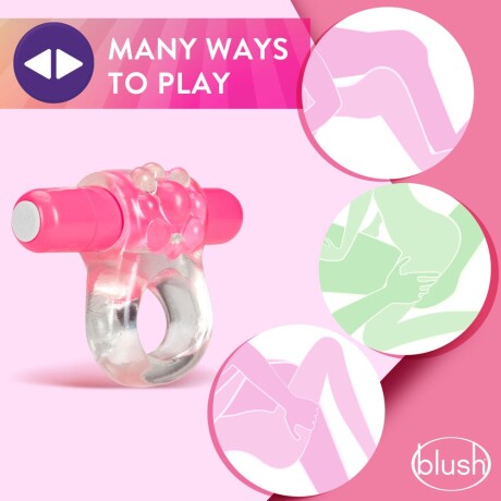 Anillo Teaser Vibrating C-Ring Play With Me Rosa