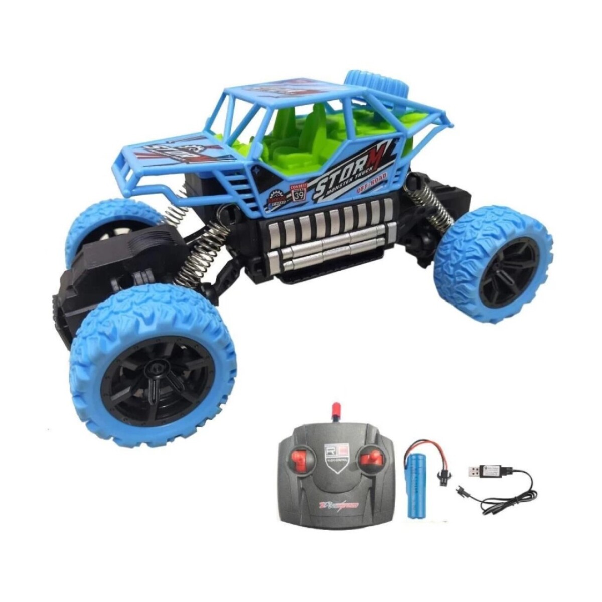 AUTO A CONTROL REMOTO ARENERO TODOTERRENO 4X4 AZUL 