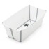 Baño Stokke flexibath clasico blanco gris