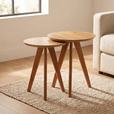 Mesas Laterales Classic - Duo Natural