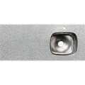 MESADA DE GRANITO GRIS MARA 122X52 CM CON PILETA DERECHA Y HUECO PARA GRIFERÍA Mesada De Granito Gris Mara 122x52 Cm Con Pileta Derecha Y Hueco Para Grifería