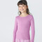 BLUSA ML FEM ROSA OSCURO