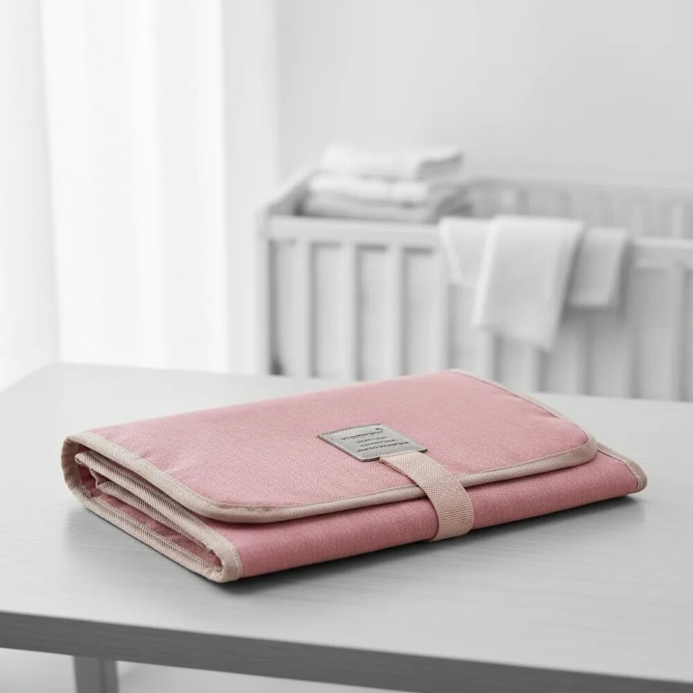 Cambiador portatil basico rosa