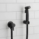 Ducha higiénica bidet para inodoro monocomando NEGRO