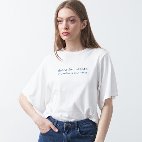 REMERA ALGARROBO Blanco