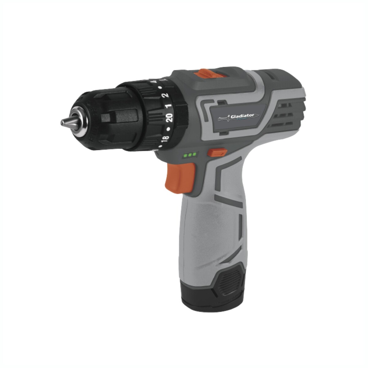 Taladro Atornillador Percutor Recargable GLADIATOR TPG610/12C1 