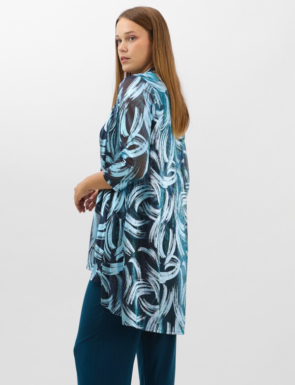 Conjunto 3 Piezas Estampado Pinceladas PETROLEO