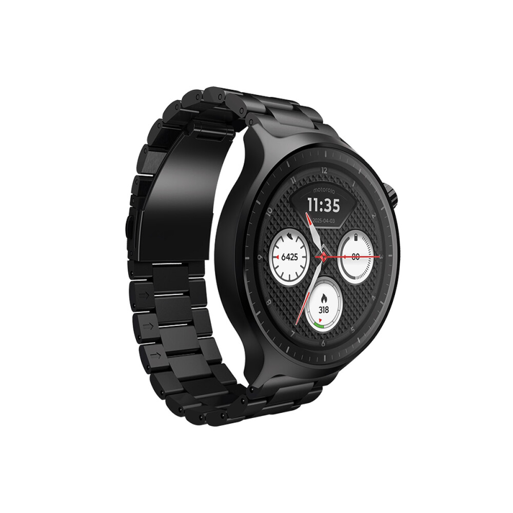 Smartwatch Motorola Moto Watch Aluminio Negro