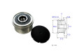 Polea Alternador Marcha Libre Mitsubishi Outlander/Lancer 09-25 Polea Alternador Marcha Libre Mitsubishi Outlander/Lancer 09-25