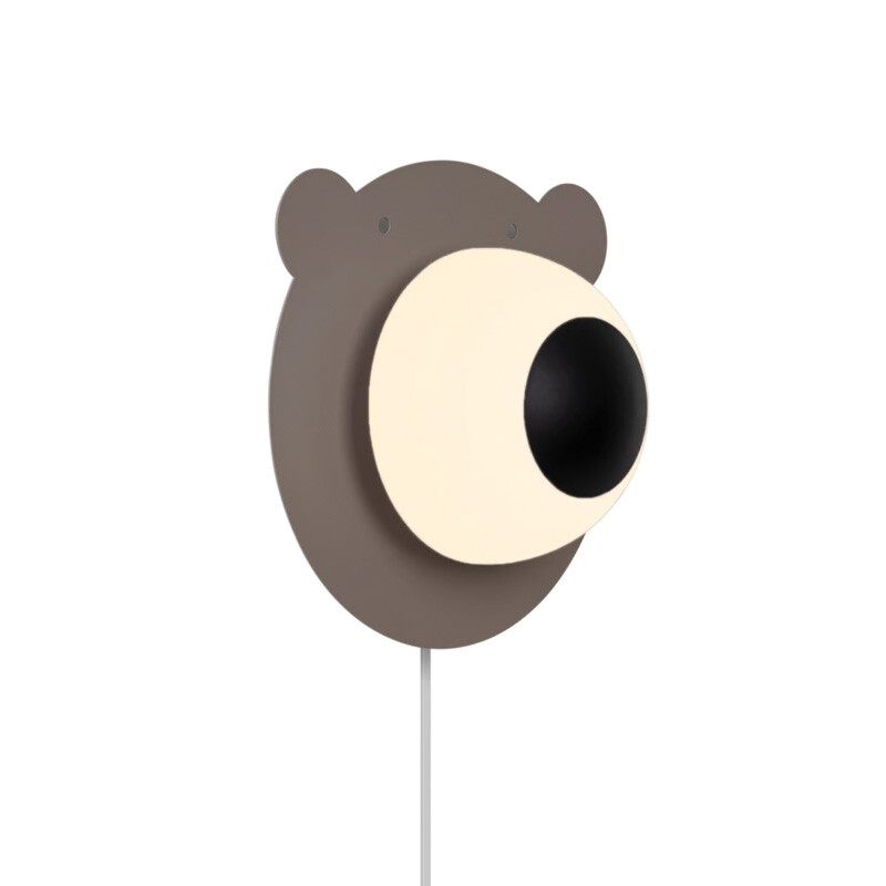 LUMINARIA DE PARED BEAR Luminaria de Pared Bear Marrón