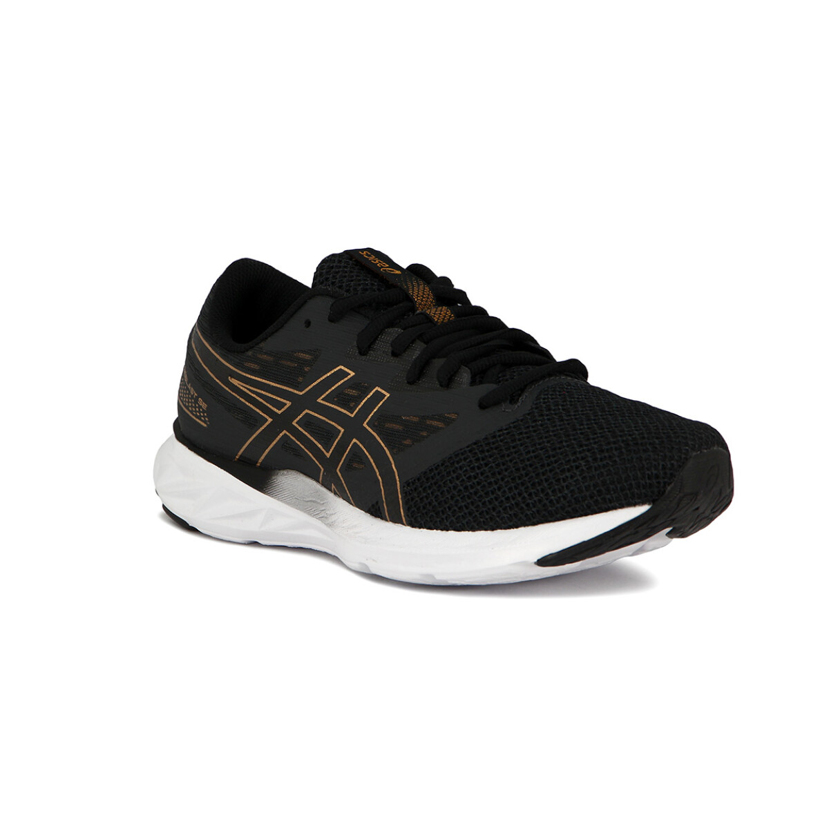 Champion De Hombre Asics Fuzeblast - Negro/oro - Negro-oro 