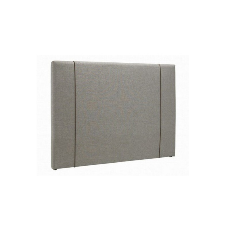 RESPALDO 2 PLAZAS (1.93 MTS) - LISO TAPIZADO GRIS C/LISTON NEGRO RESPALDO 2 PLAZAS (1.93 MTS) - LISO TAPIZADO GRIS C/LISTON NEGRO