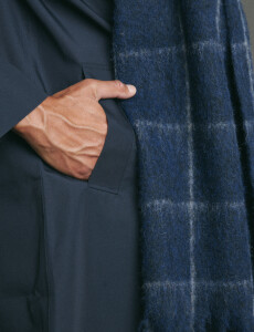 700895 BUFANDAS HARRINGTON LABEL Azul Oscuro