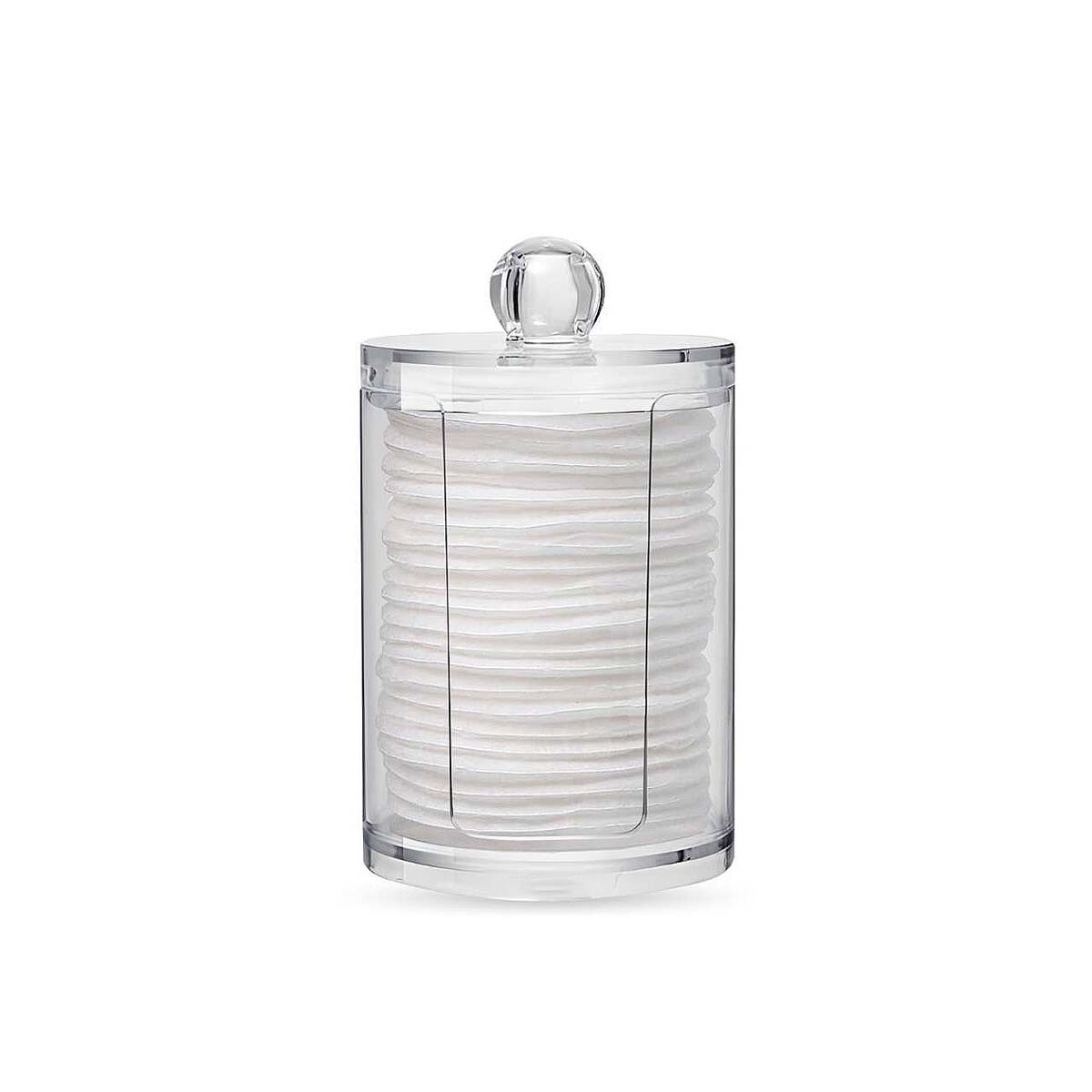 Organizador de baño oval acrilico 