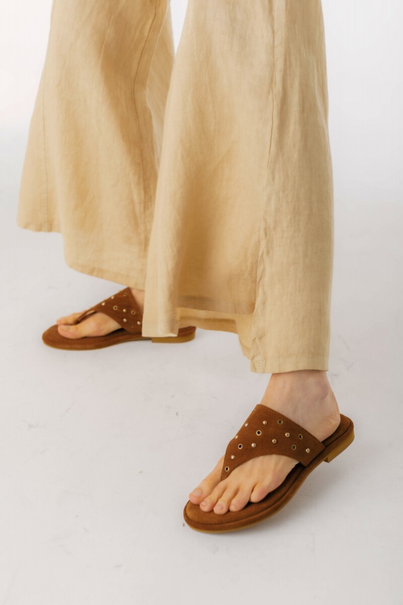 Sandalia Moon Marron