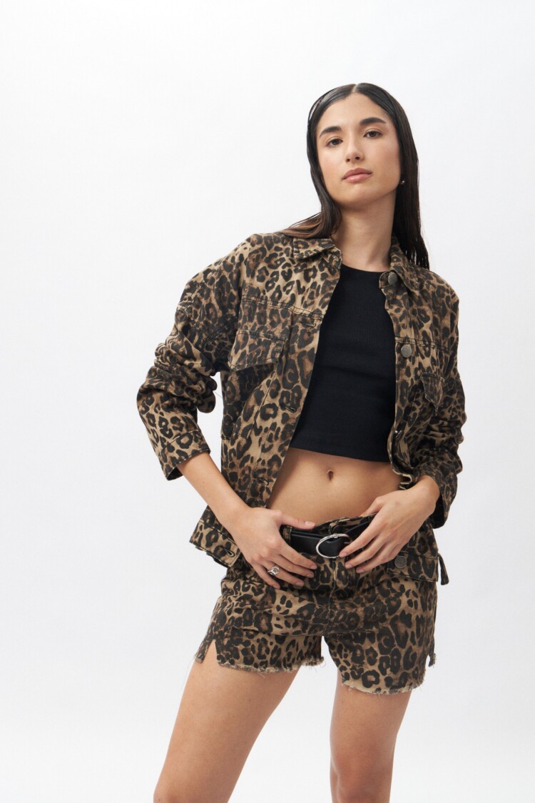 CAMPERA LEILA PRINT Animal Print