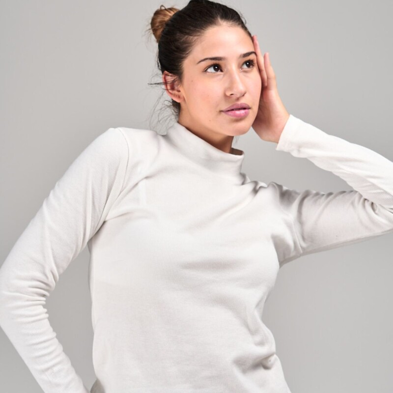 Polera Dama Slowly Off White