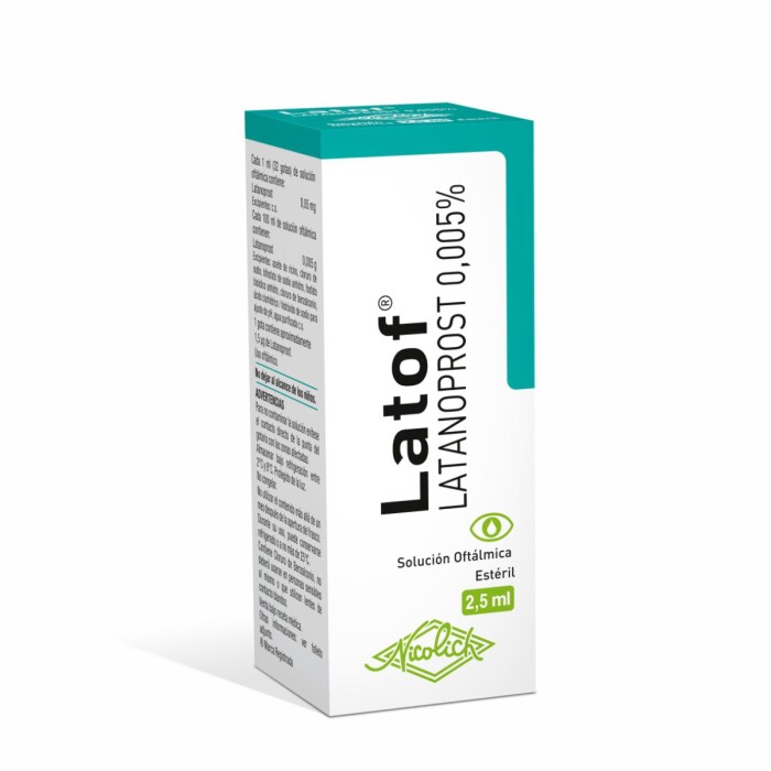 LATOF GTS.OFT. X 2,5 ML. FRASCO única