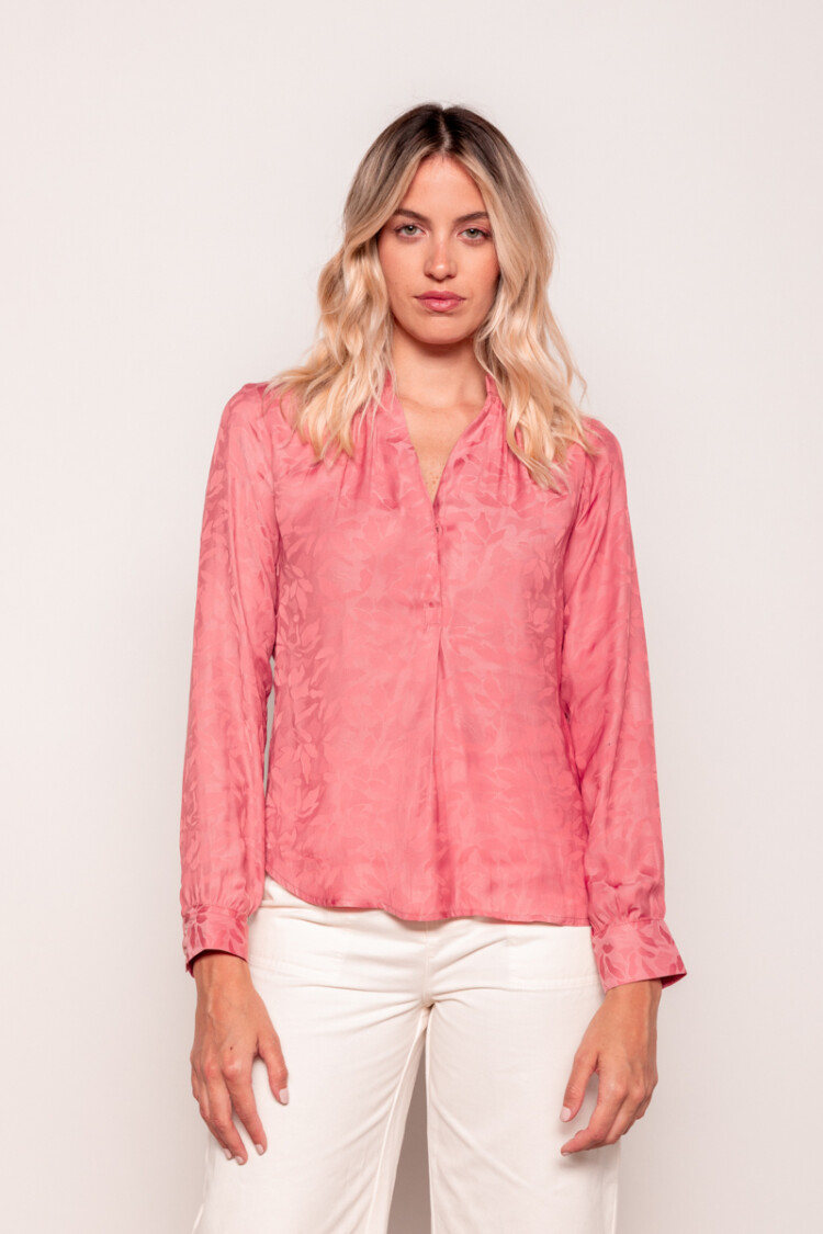 BLUSA NINA Rosa Hibisco