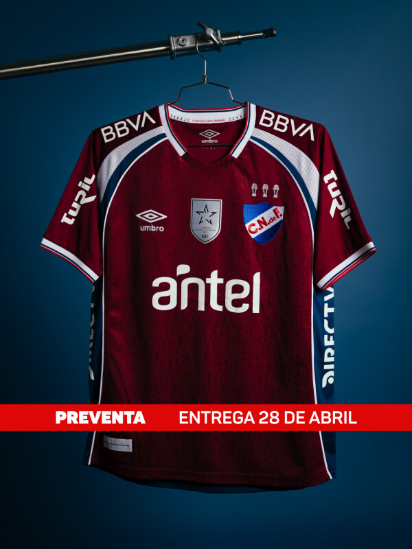 Camiseta Golero 2026 Nacional Hombre Skuba, Beige, ordeaux, Azul Marino