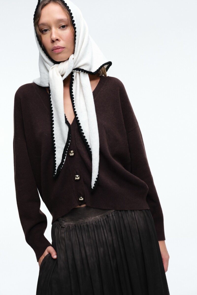 CARDIGAN Marron