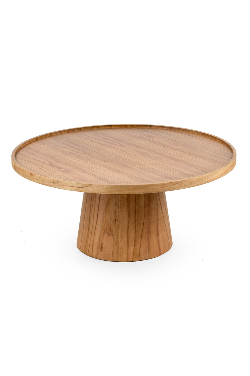 ELARA MESA DE LIVING ELARA BAJA CINAMOMO NATURAL 80X80X36H CM