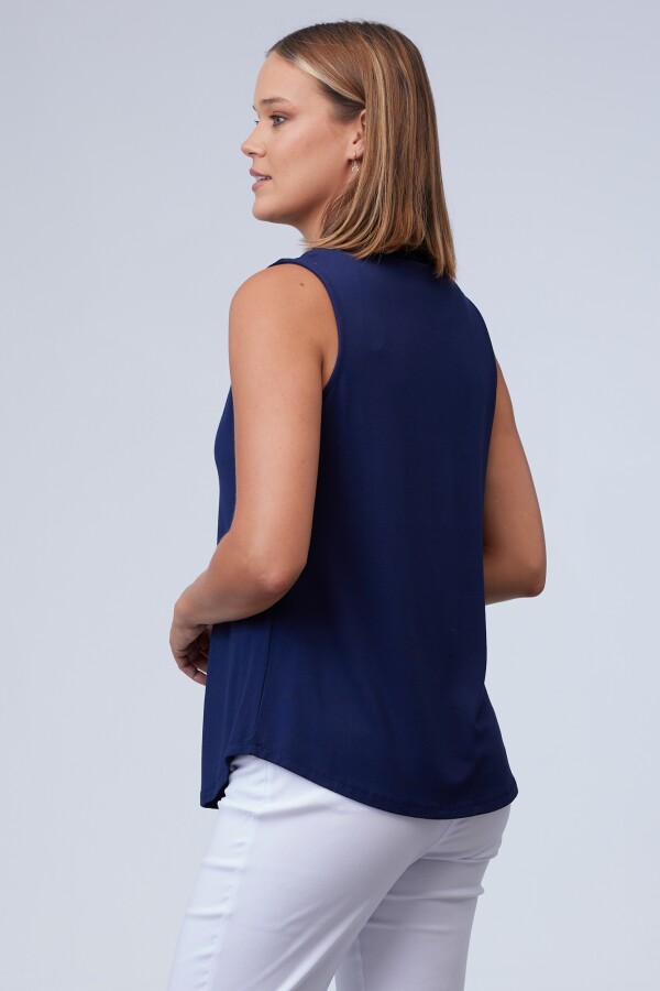 Musculosa Escote V MARINO