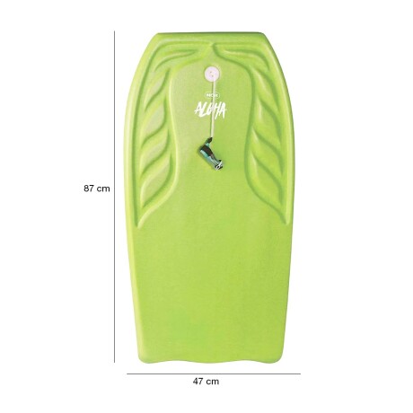 Tabla de Morey Bodyboard Mor Aloha 87x47cm p/ Barrenar Olas Verde