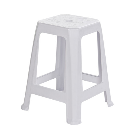 Tabourete en PVC blanco Tabourete en PVC blanco