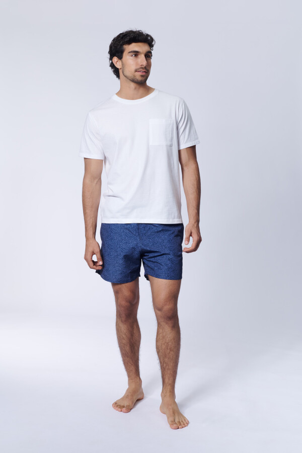 Short de baño Estampa Wild Gris