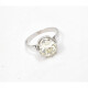 Anillo Solitario Antiguo En Platino Y Oro 18K Blanco Con Brillante 2.16 Ct Anillo Solitario Antiguo En Platino Y Oro 18K Blanco Con Brillante 2.16 Ct