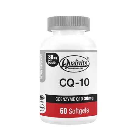 QUALIVITS COENZIMA Q10 30mg 60 SOFTGELS QUALIVITS COENZIMA Q10 30mg 60 SOFTGELS