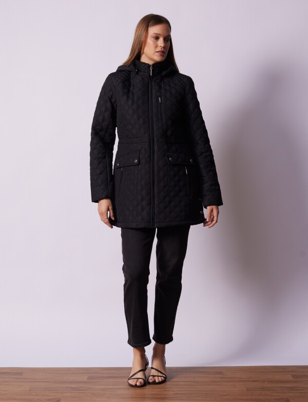 Campera Capitoneada NEGRO