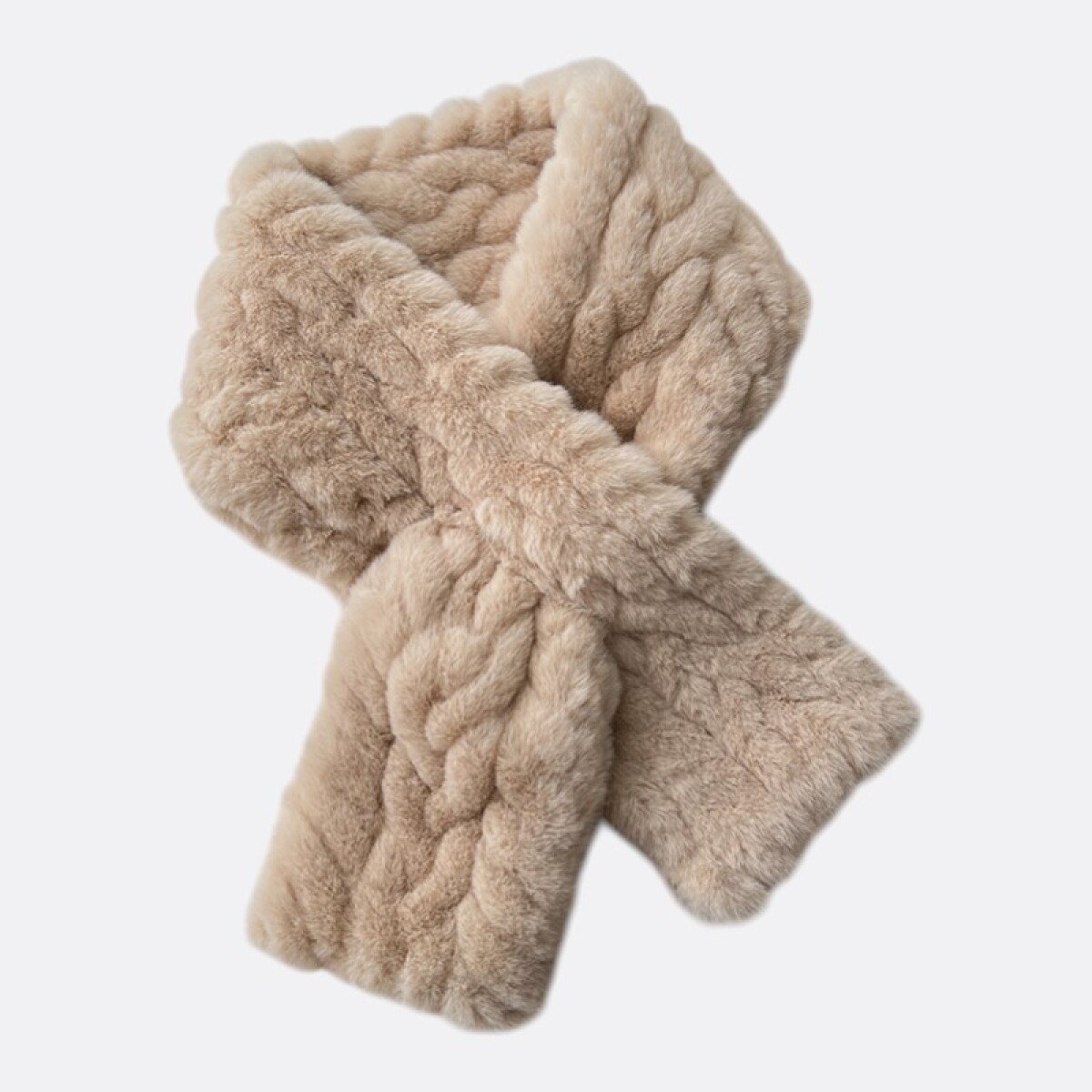 Bufanda Cloud Soft Abrigo Ultra Suave - Beige 