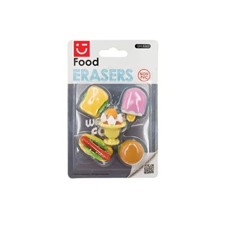 Goma de borrar fast food diseño 2