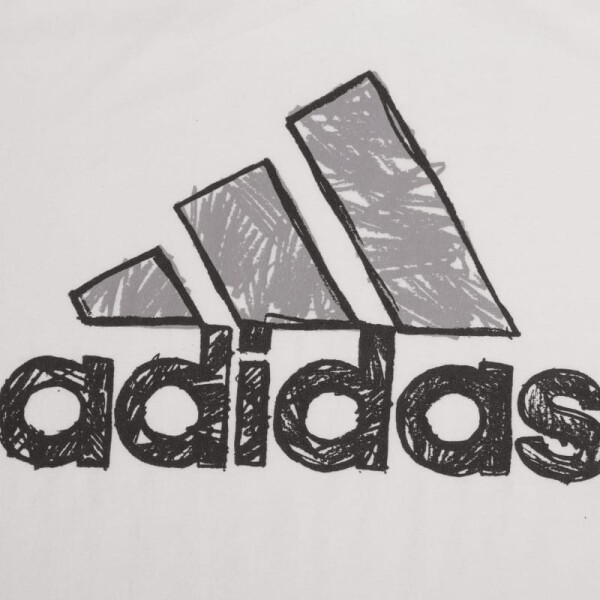 Remera Adidas Graphic Badge Of Sport Skate Blanco