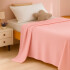 Manta Polar 1 Plaza 180x130Cm Polyester Suave Compacta Color Rosa