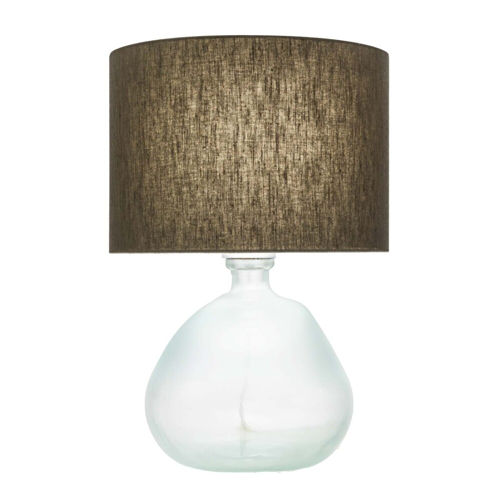 LAMPARA DE MESA VIDRIO-RECICLADO TRANSPARENTE GS70