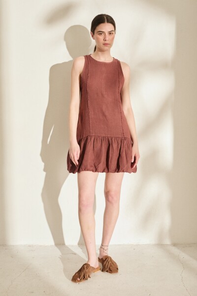 PRE VENTA VESTIDO OASIS Chocolate