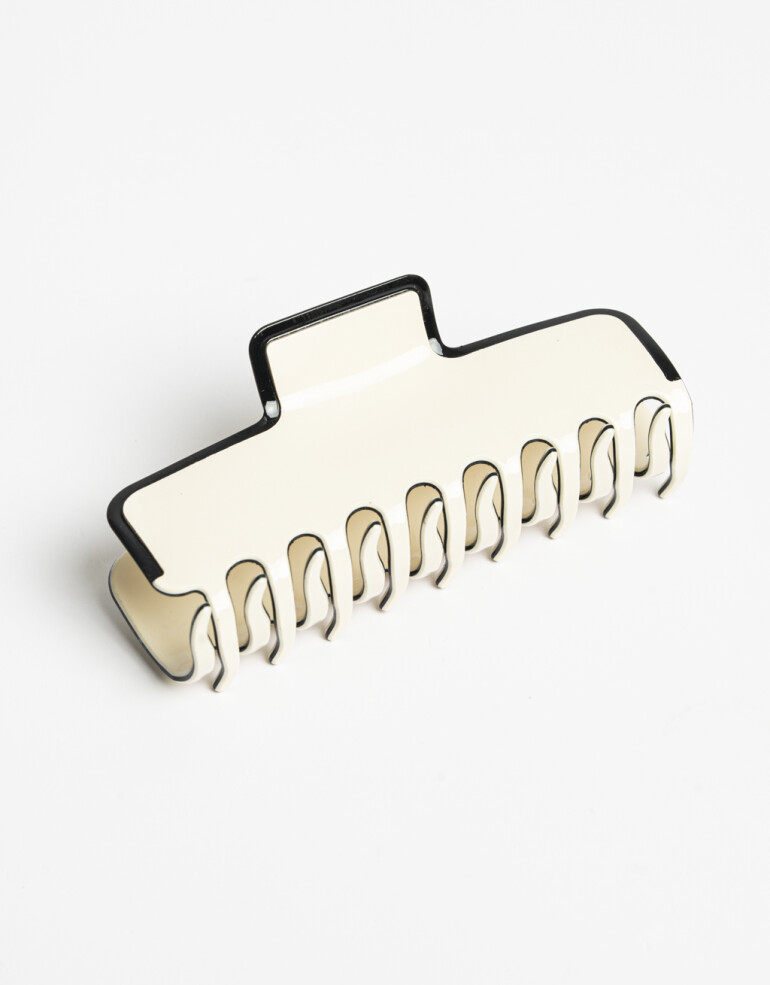 Broche Acrilico Combinacion Bicolor